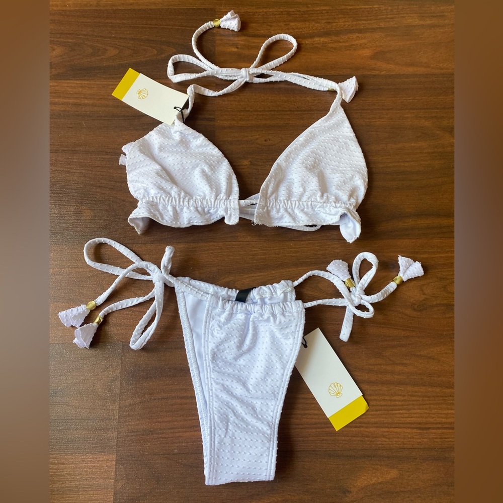 White string bikini
